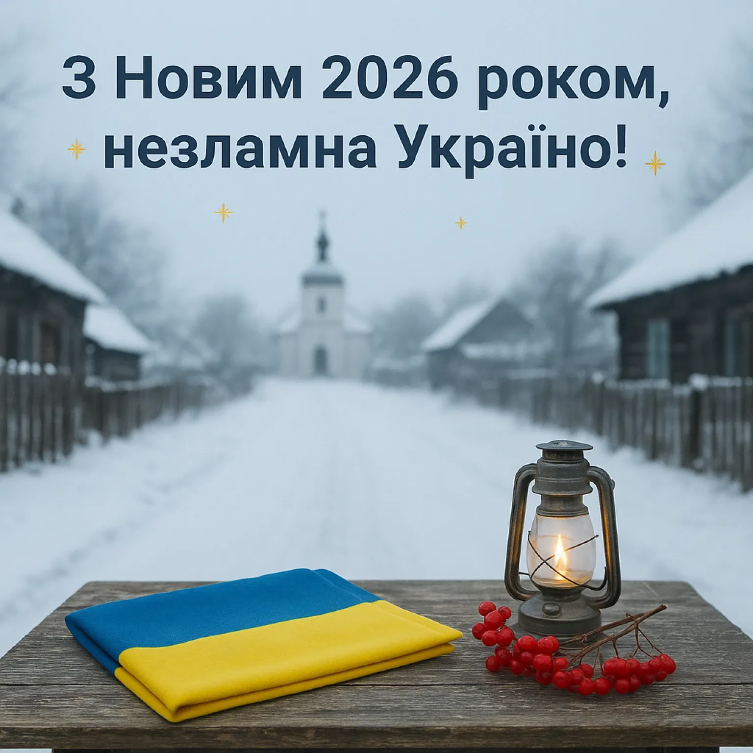 Патріотичні привітання з новим роком 2026