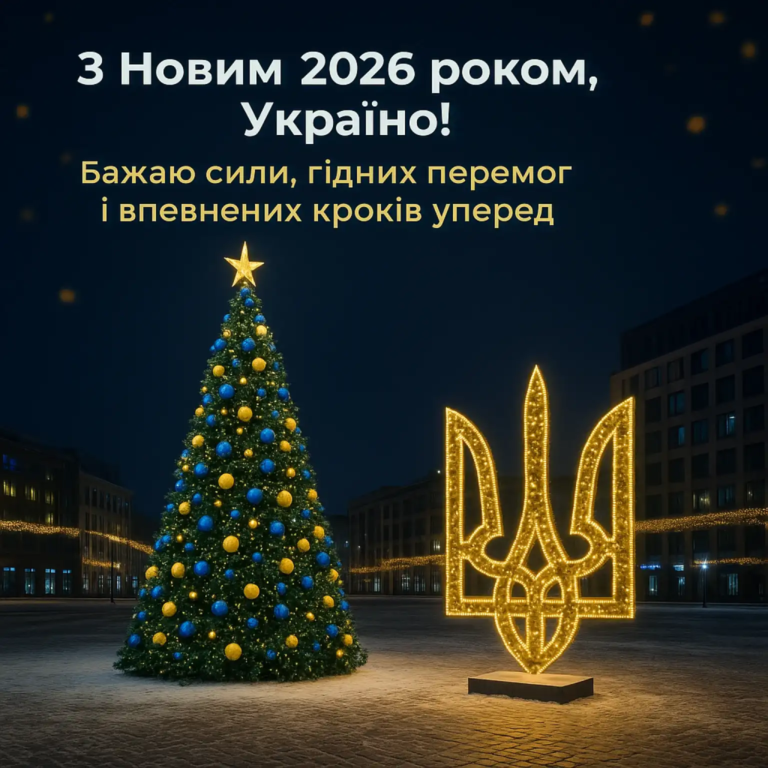 Патріотичні привітання з новим роком 2026