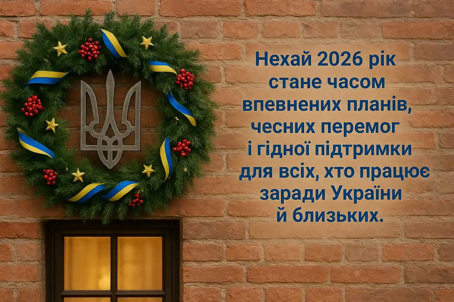 Патріотичні привітання з новим роком 2026