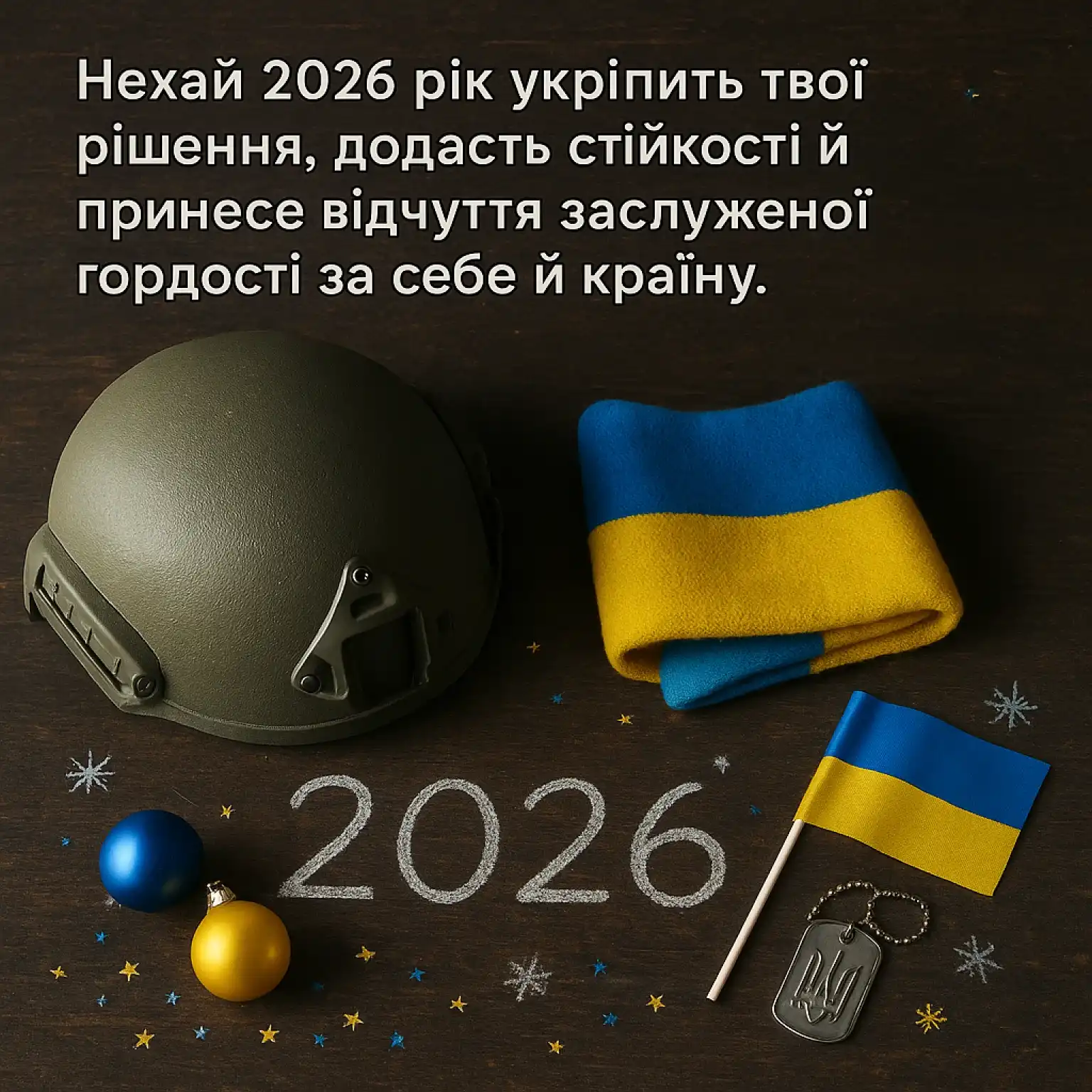 Патріотичні привітання з новим роком 2026