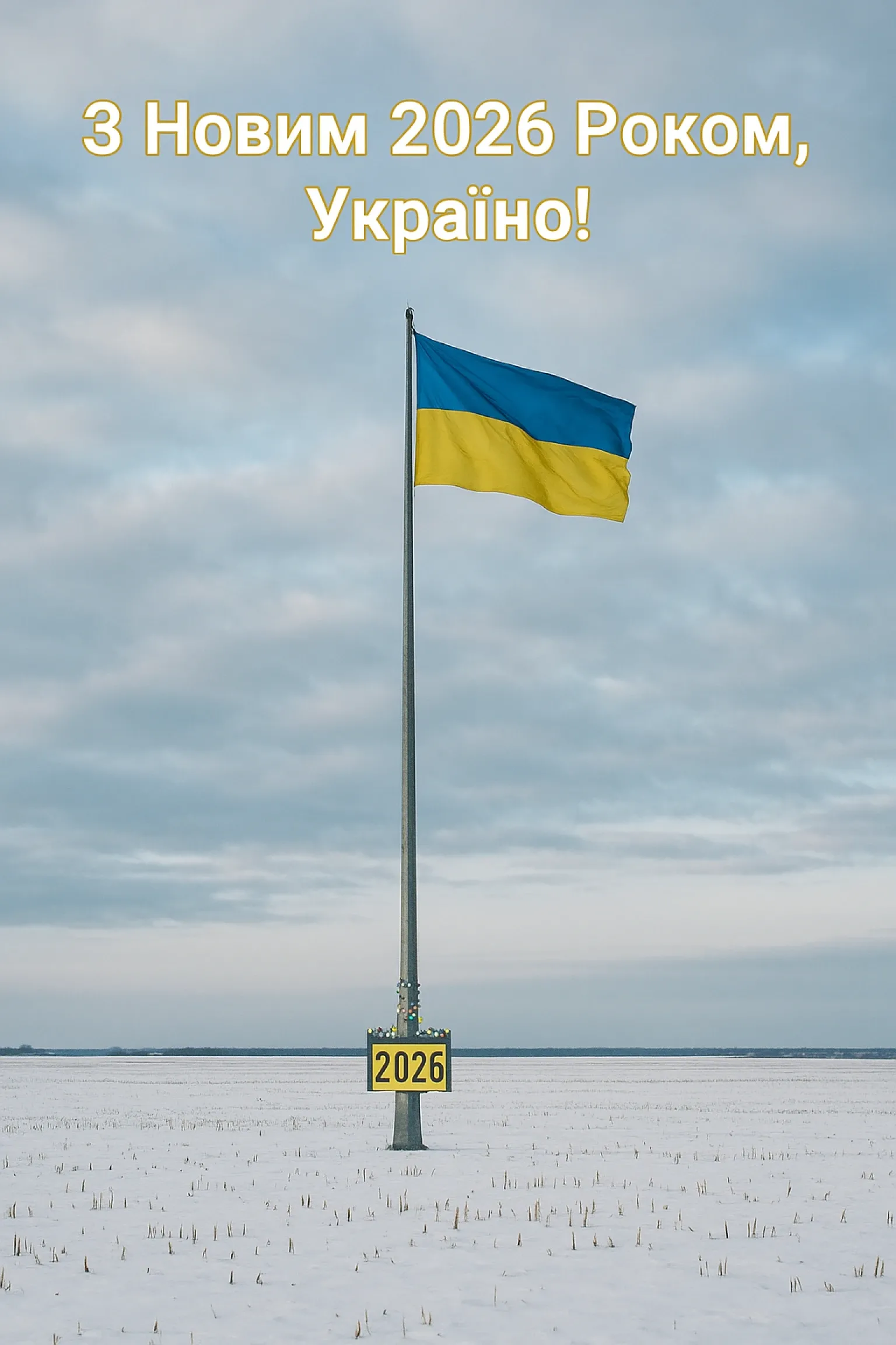 Патріотичні привітання з новим роком 2026
