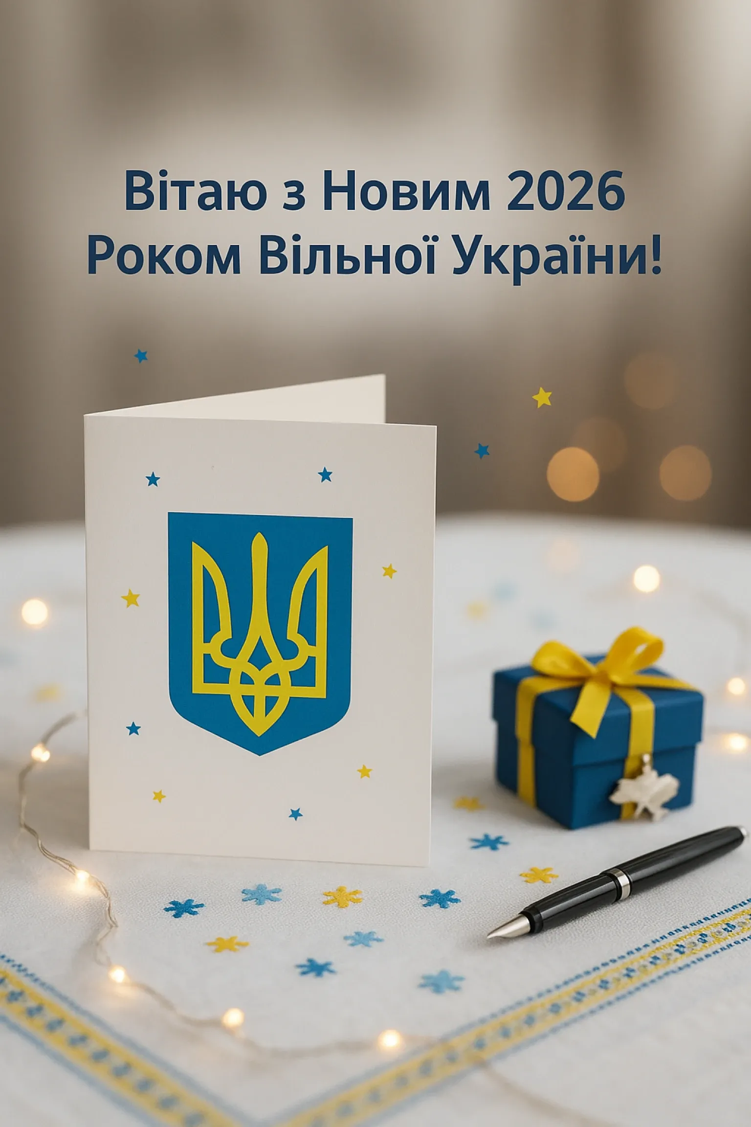 Патріотичні привітання з новим роком 2026