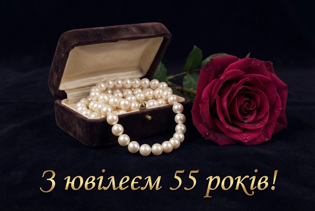 з ювілеєм 55 жінці своїми словами