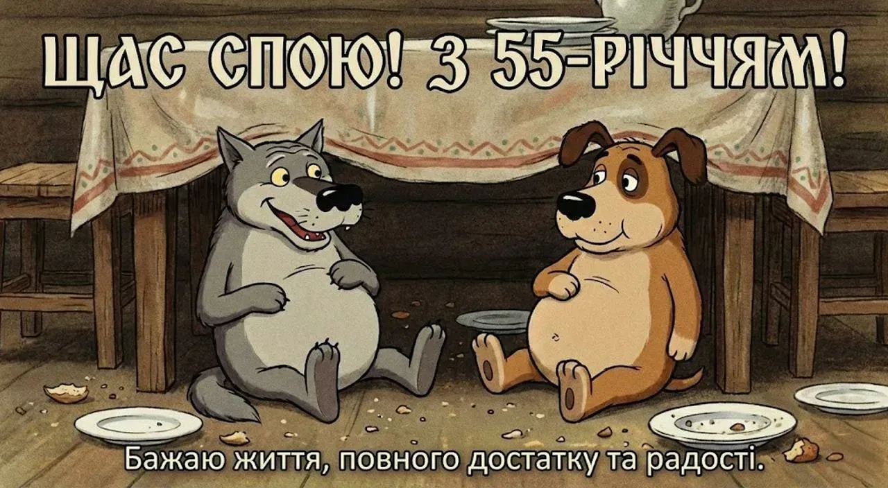 Красиві слова до 55-річчя жінки своїми словами