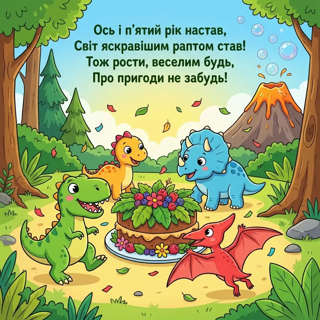 картинки з днем народження 5 років хлопчику