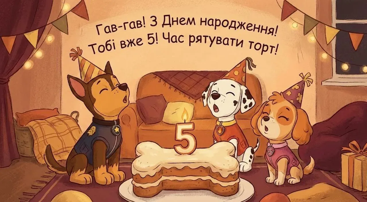 Картинки з днем народження для хлопчика на 5 років