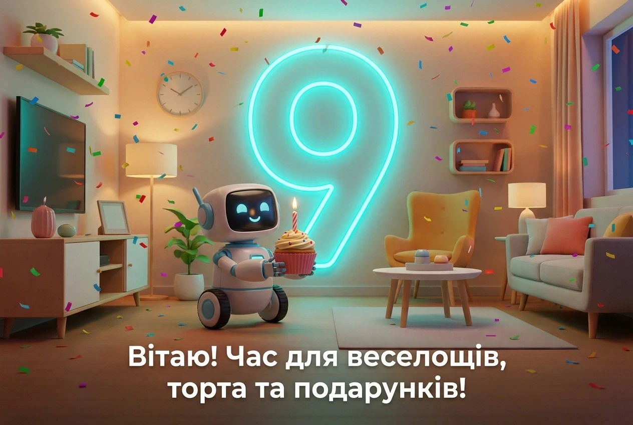 привітання з днем народження дівчинки 9 років