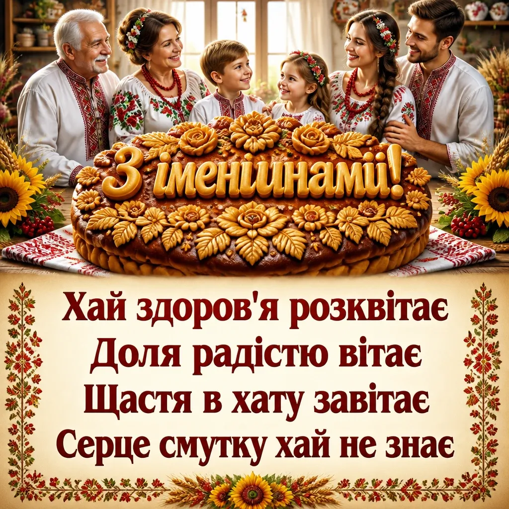 як на іменини спекли ми коровай