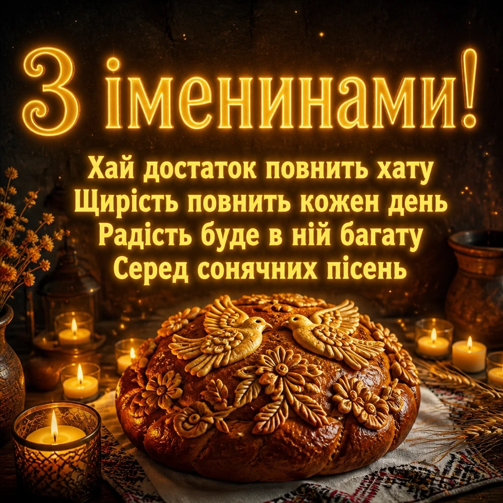 як на іменини спекли ми коровай