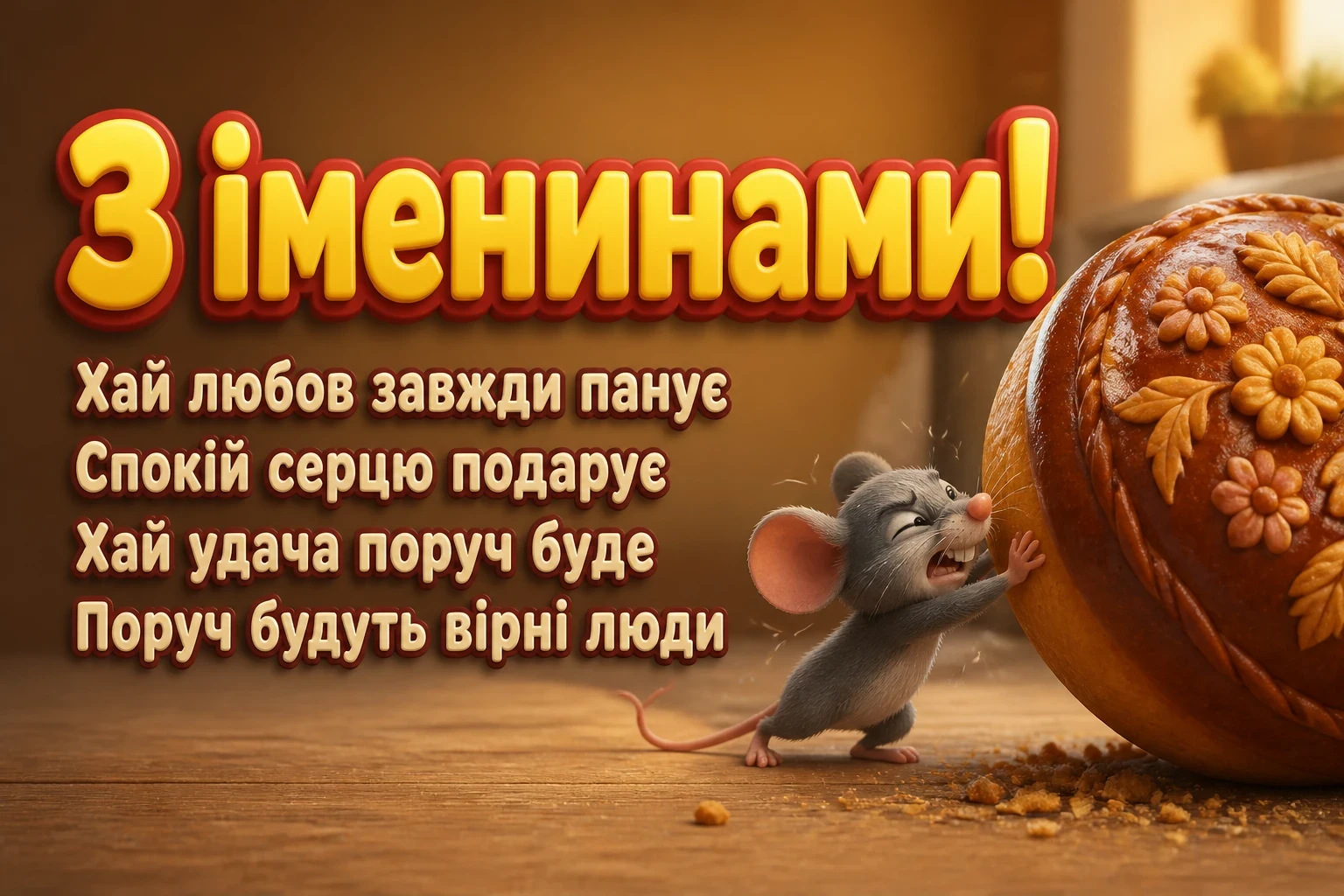 як на іменини спекли ми коровай