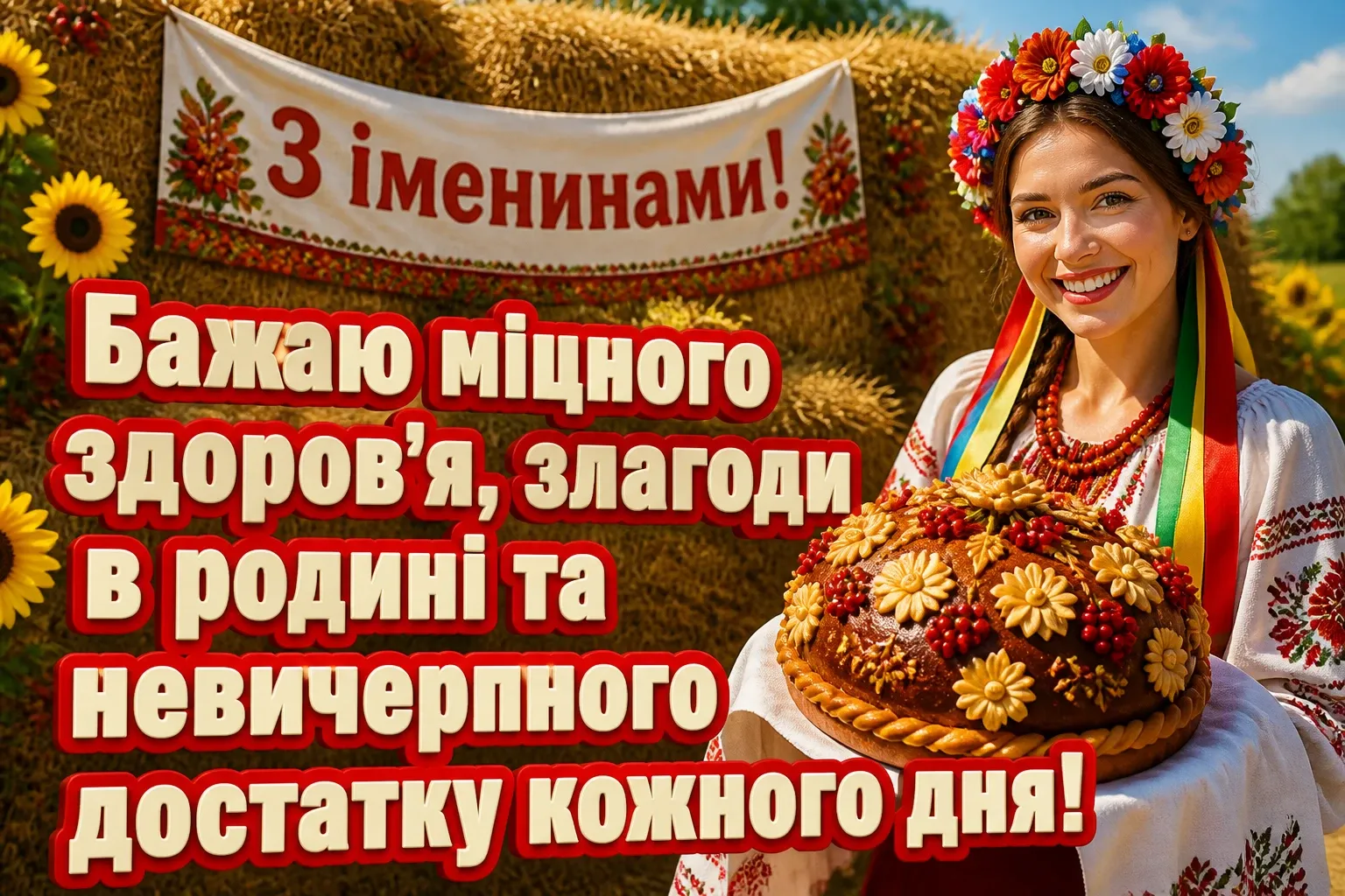 як на іменини спекли ми коровай