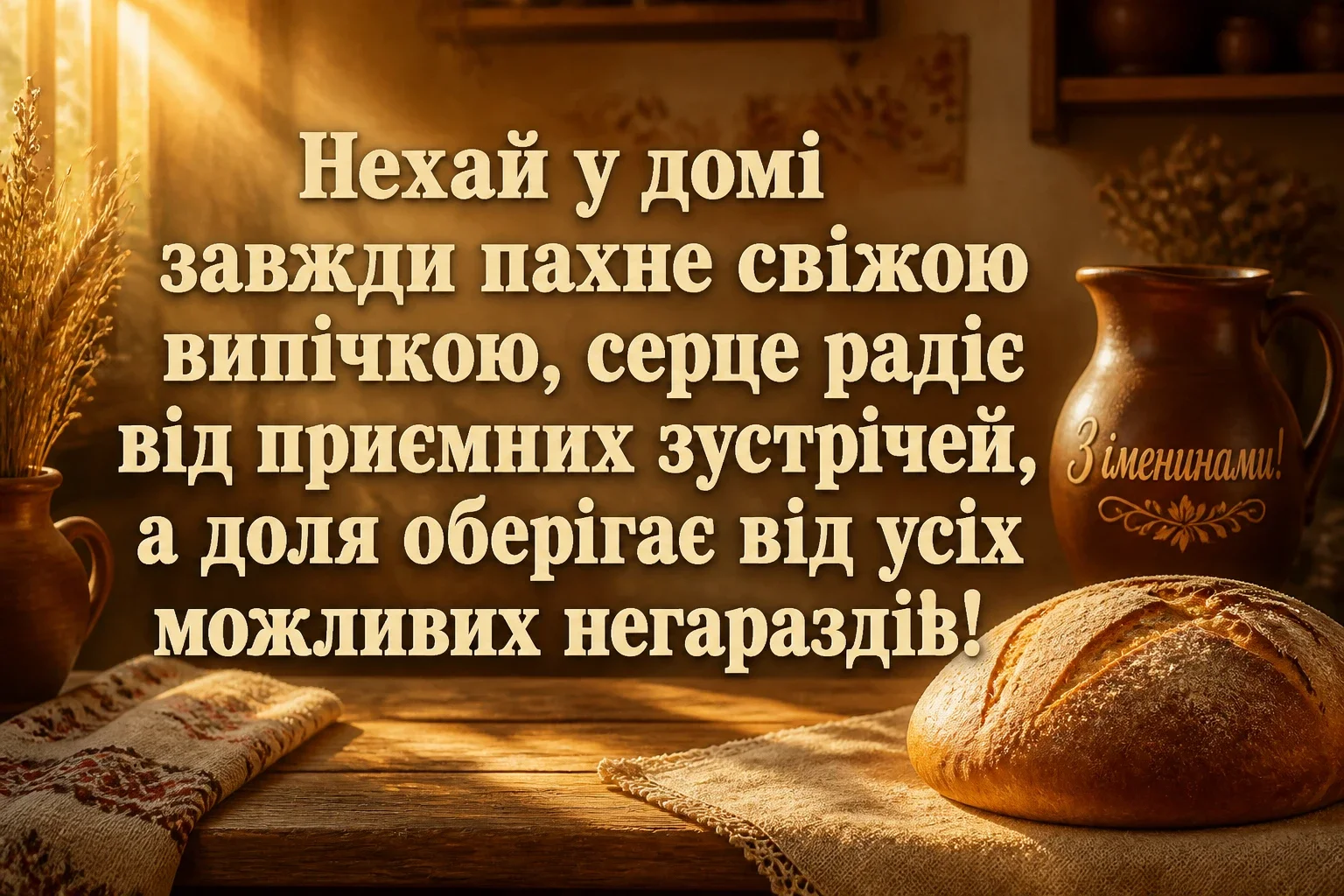 як на іменини спекли ми коровай