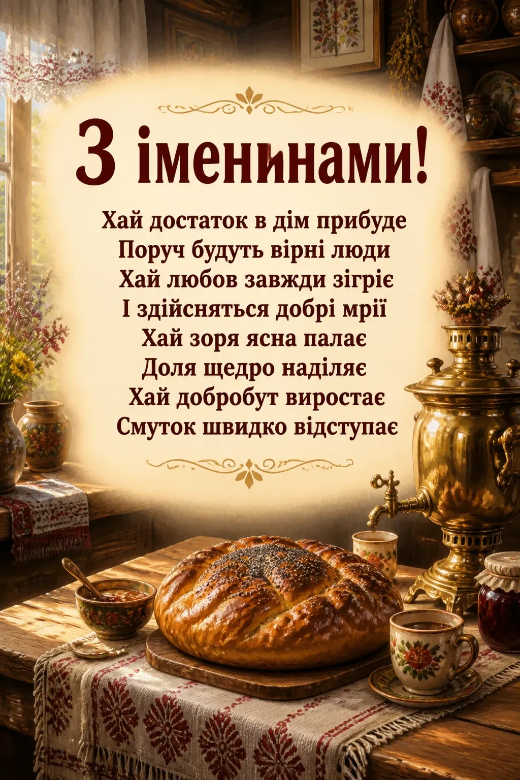 як на іменини спекли ми коровай