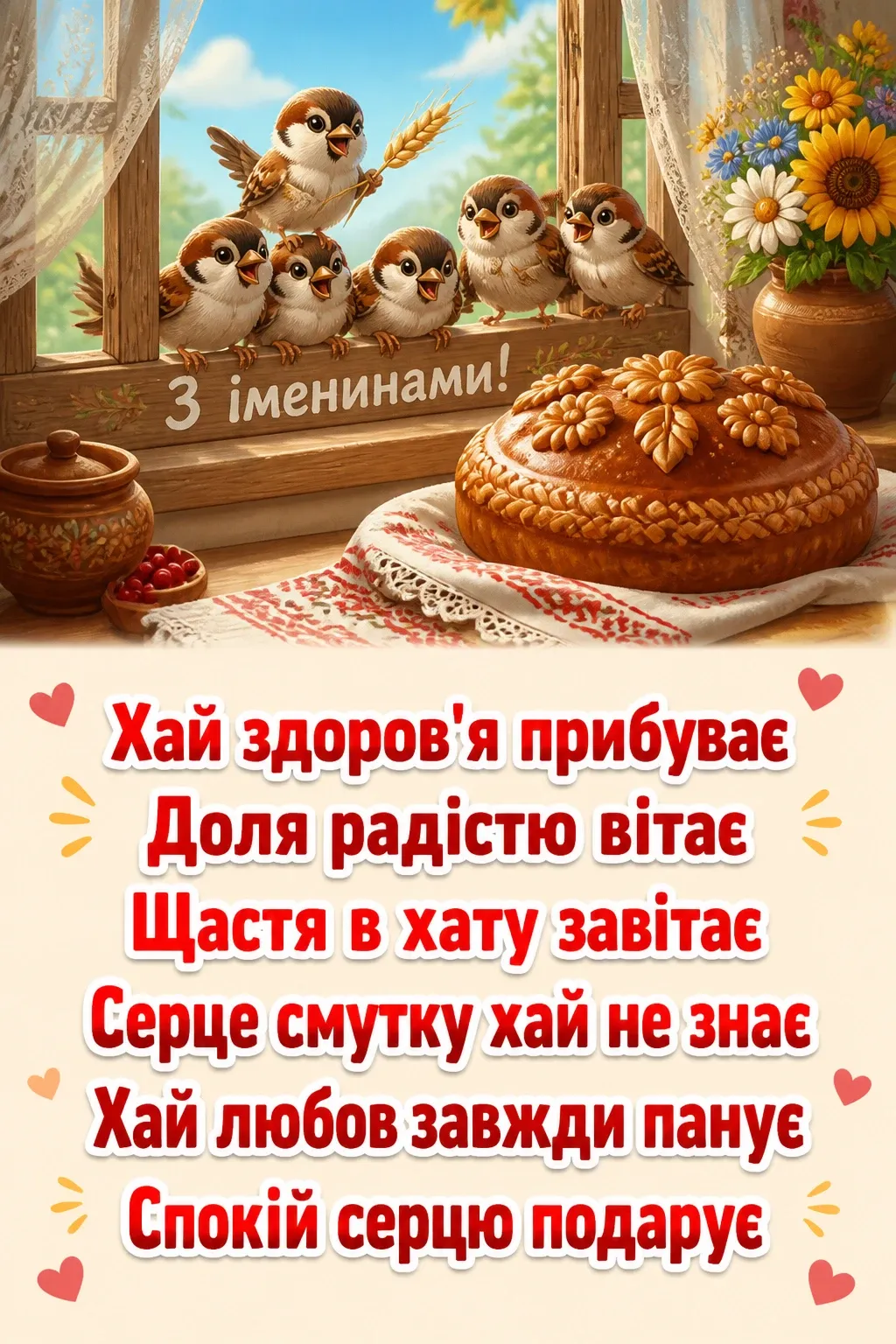 як на іменини спекли ми коровай