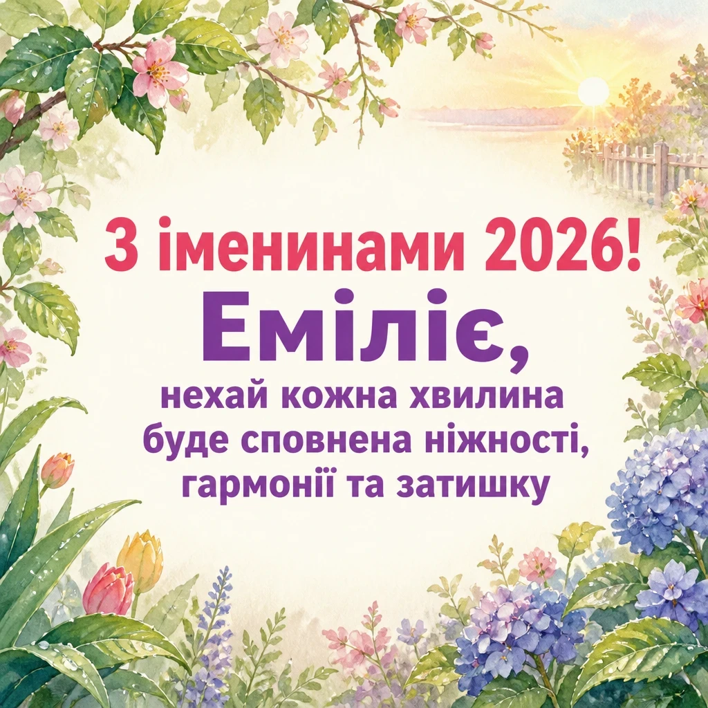 іменини емілії 2026