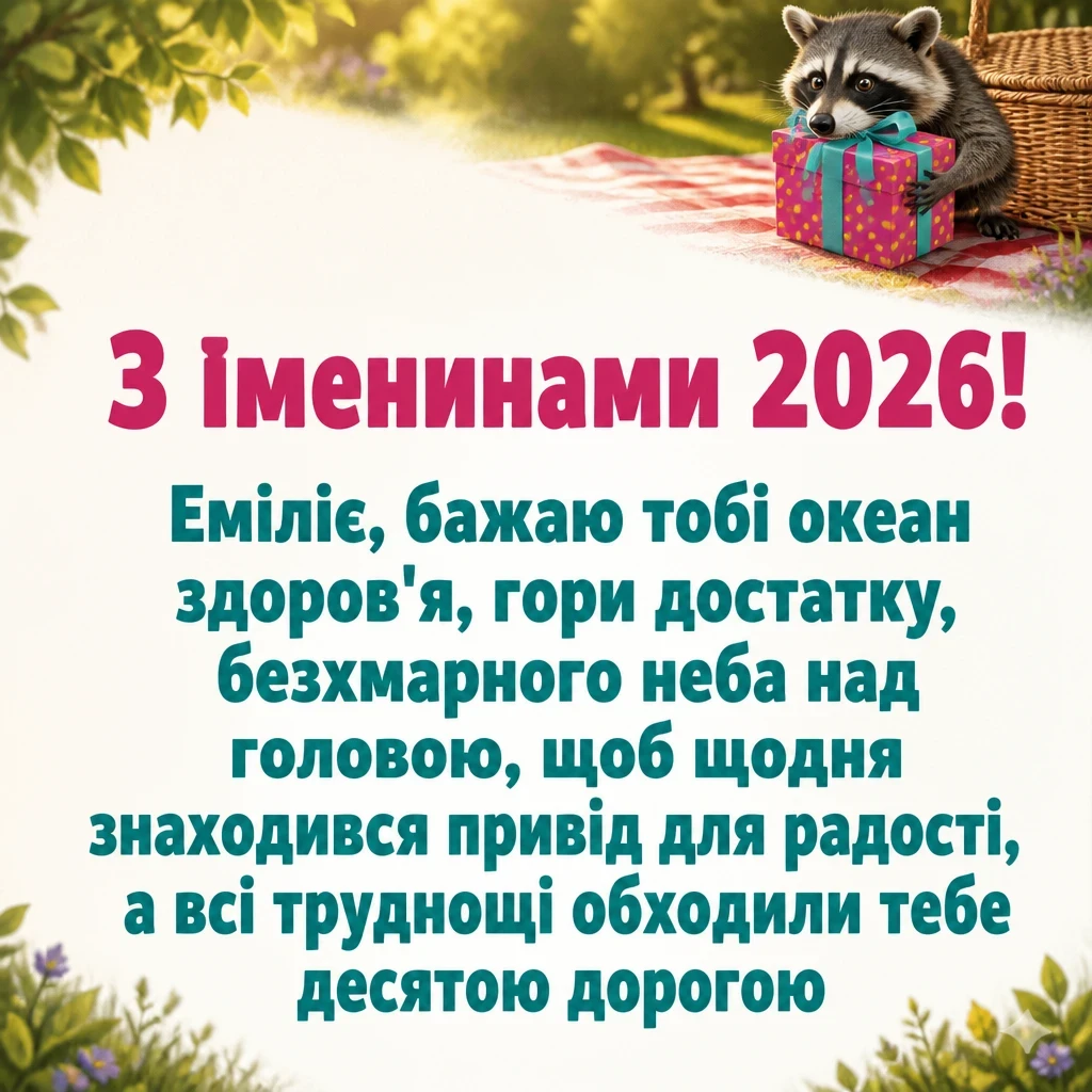 іменини емілії 2026