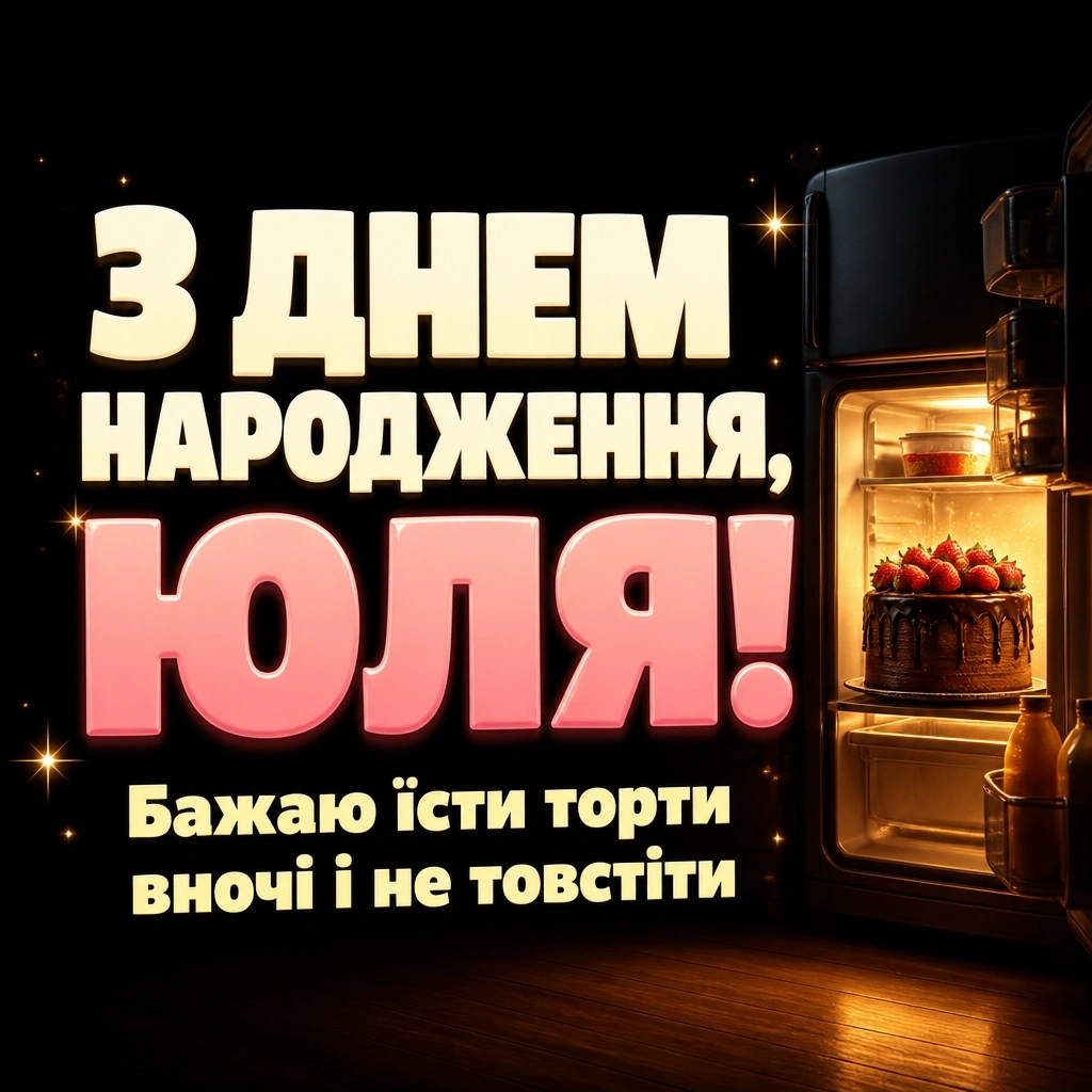 картинки з днем народження юля