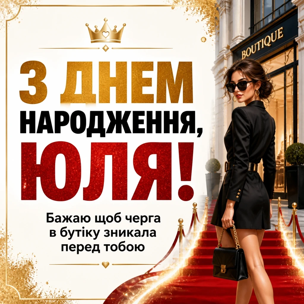 картинки з днем народження юля