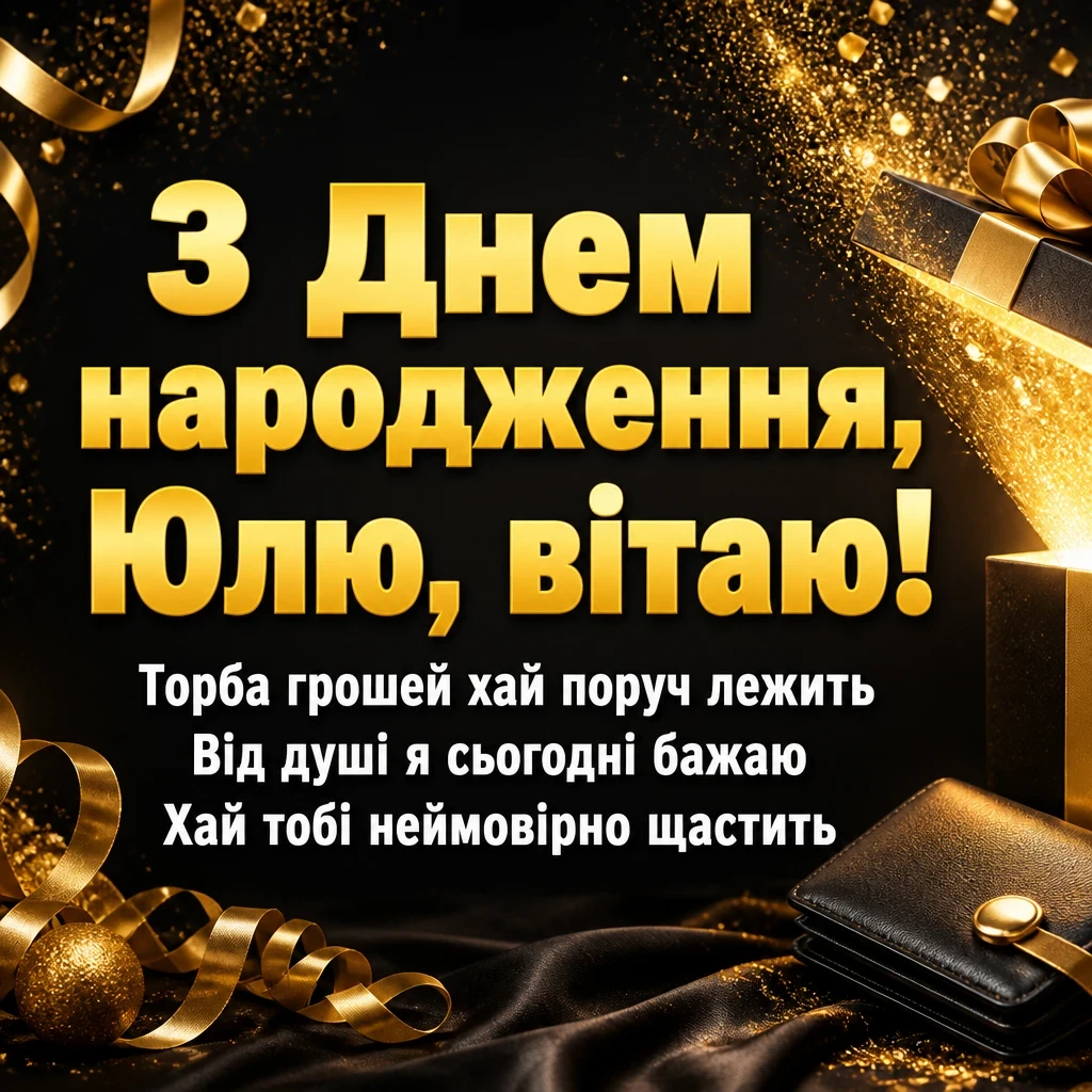 картинки з днем народження юля