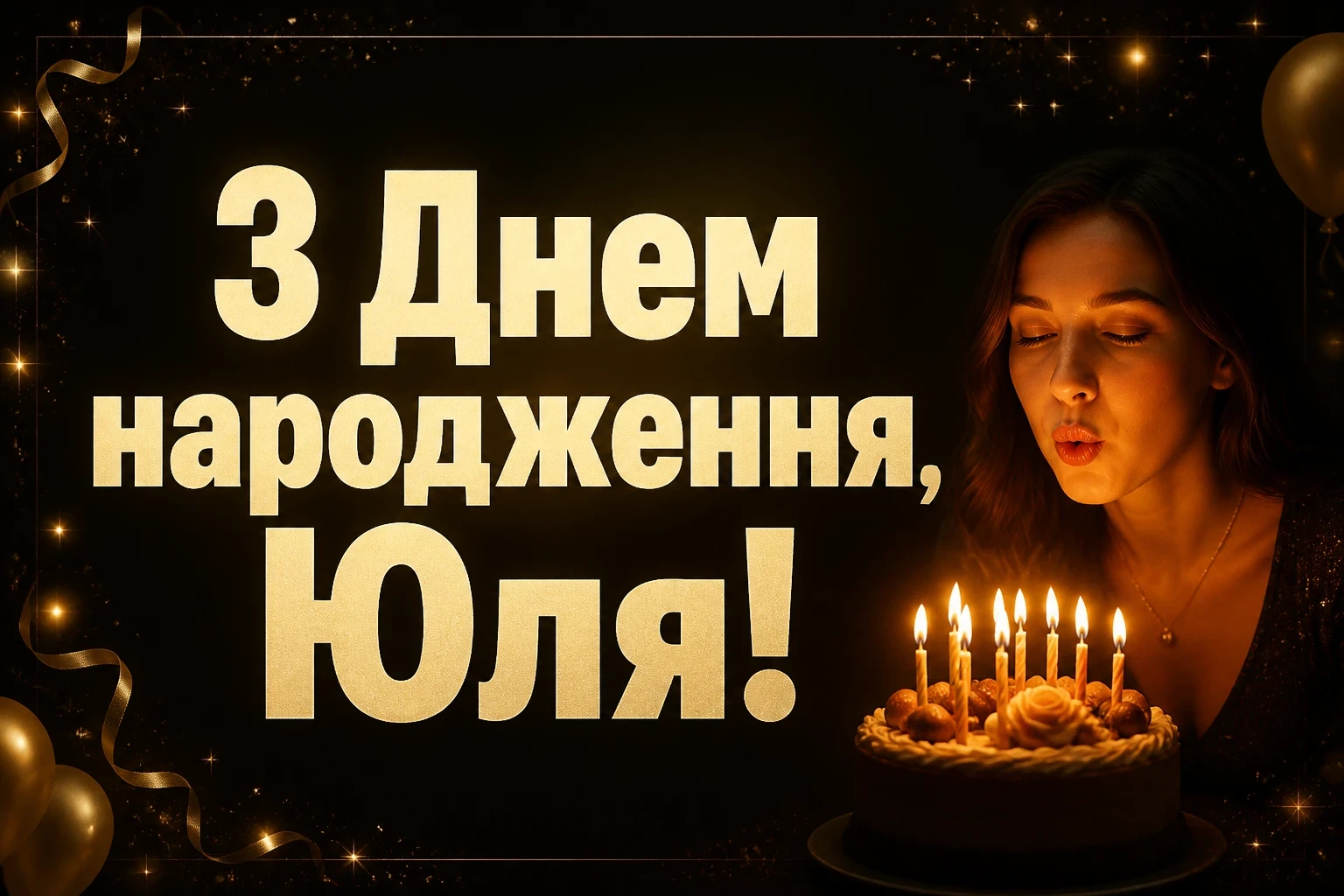картинки з днем народження юля
