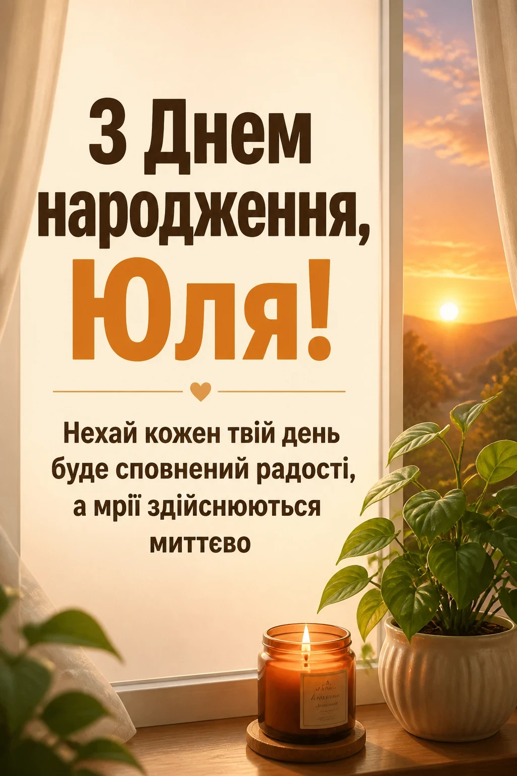 картинки з днем народження юля