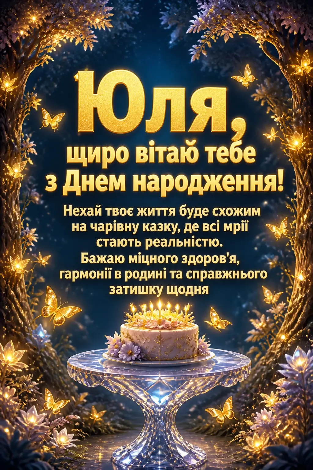 картинки з днем народження юля