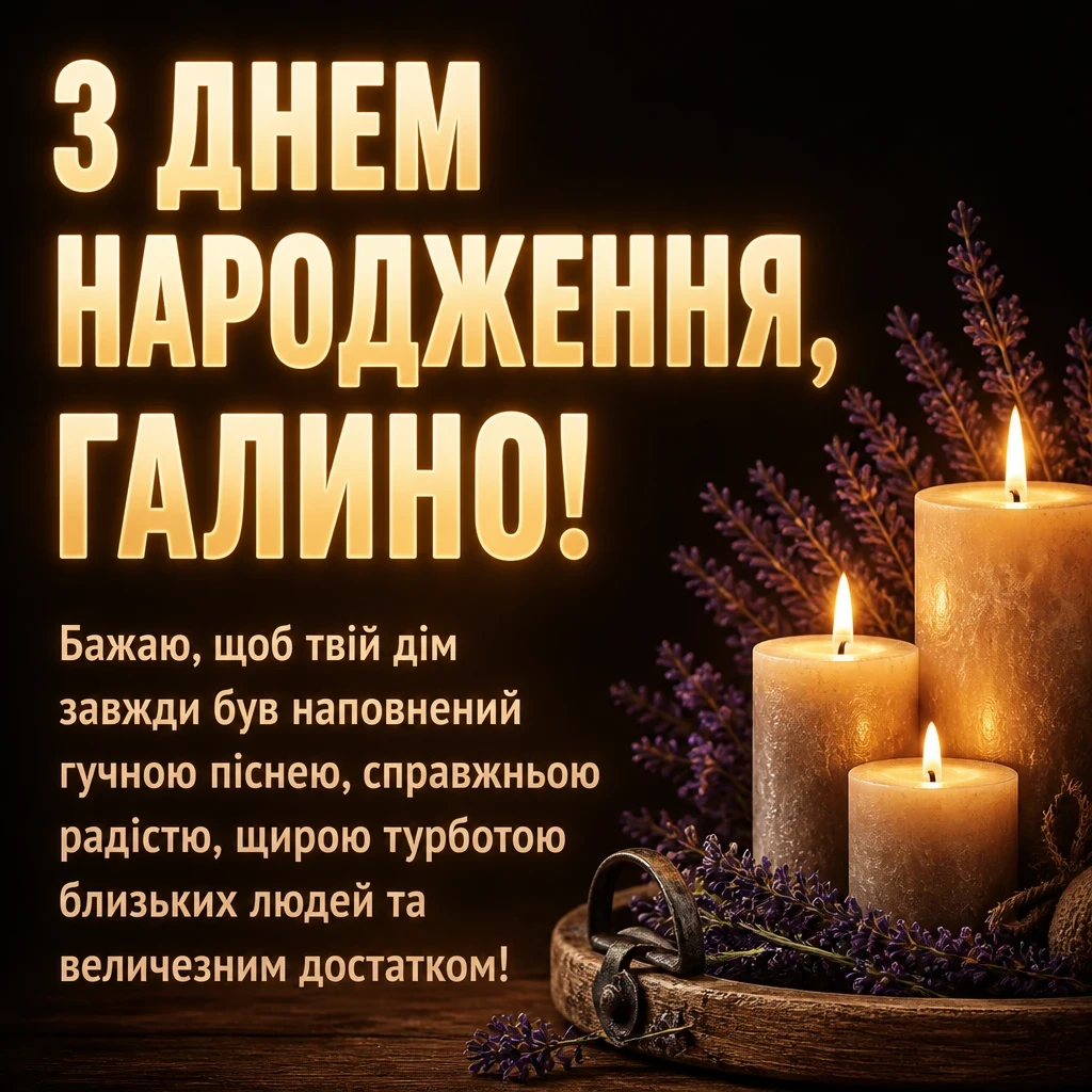 з днем народження галина картинки