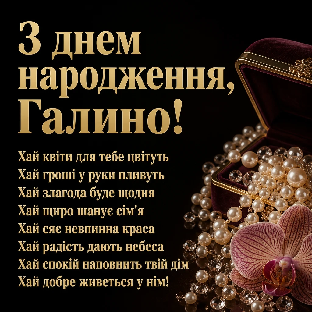 з днем народження галина картинки