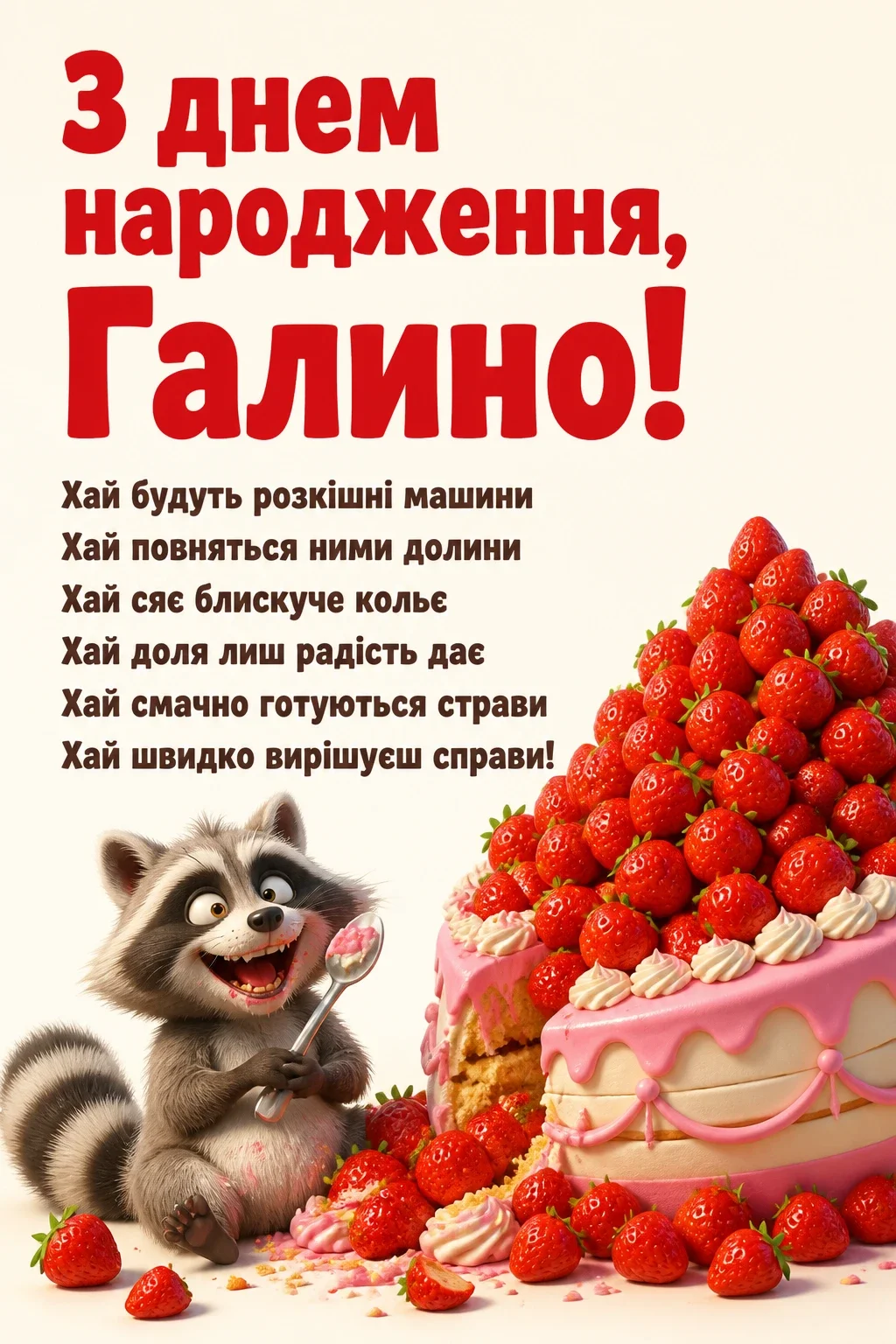 з днем народження галина картинки
