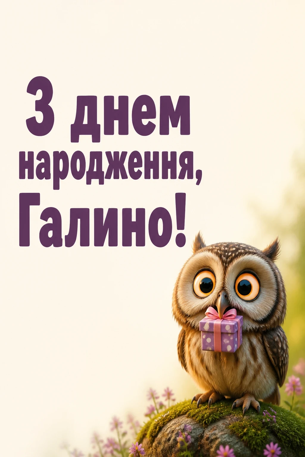 з днем народження галина картинки