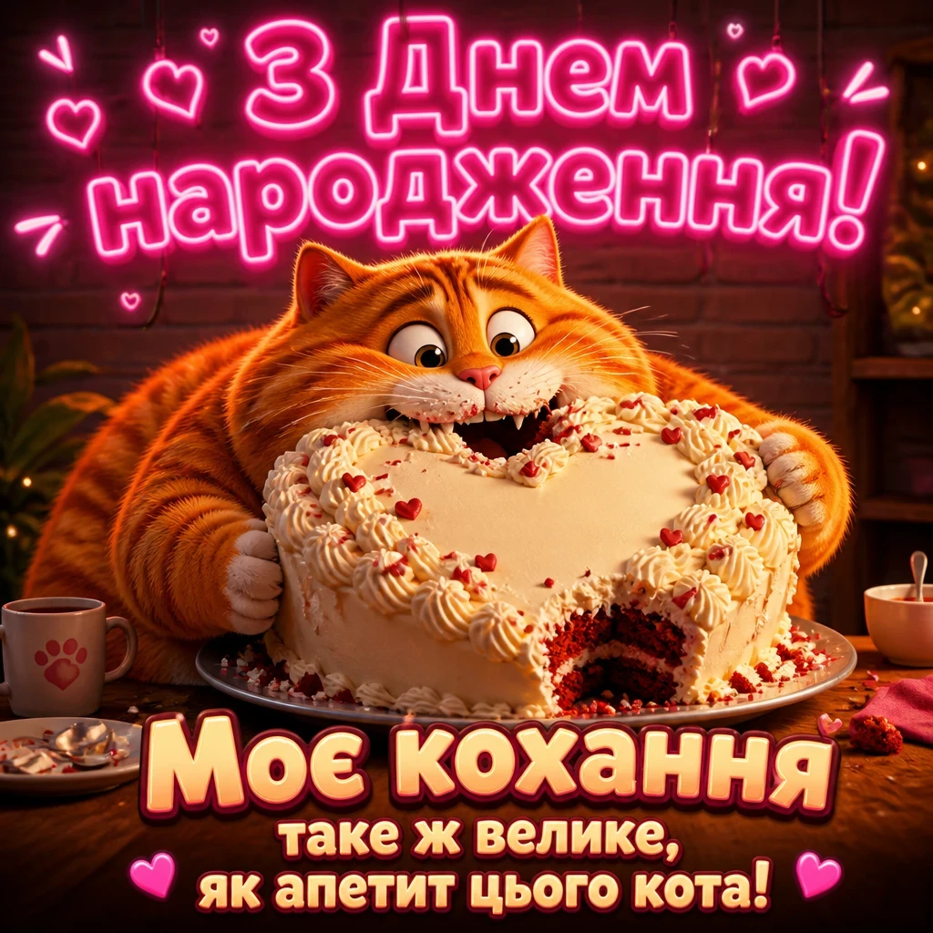 з днем народження любов картинки