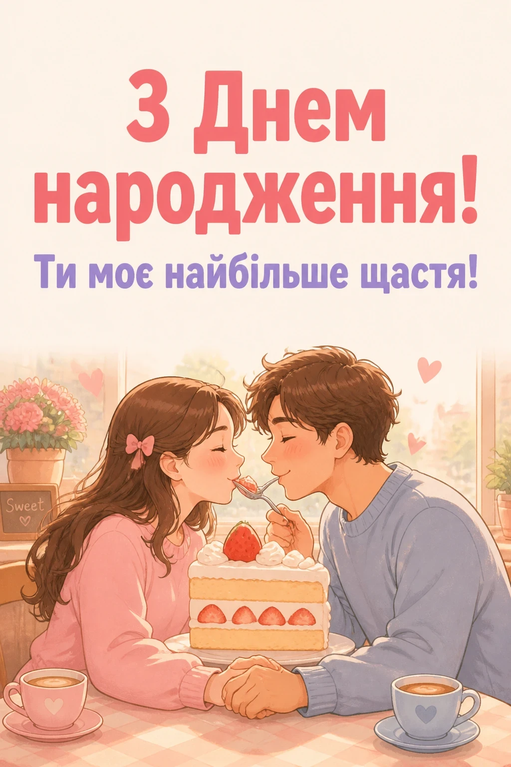 з днем народження любов картинки