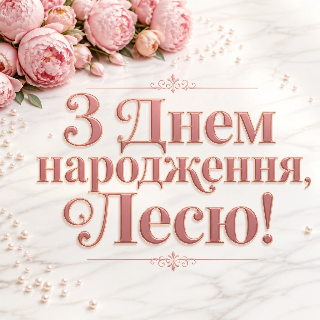 з днем народження леся картинки