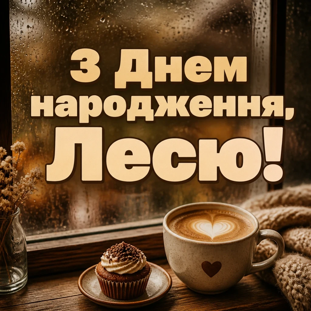 з днем народження леся картинки
