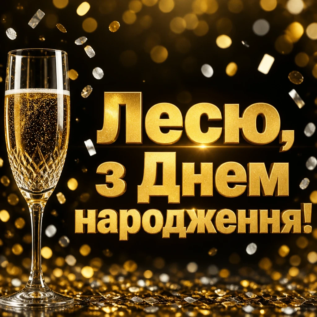 з днем народження леся картинки