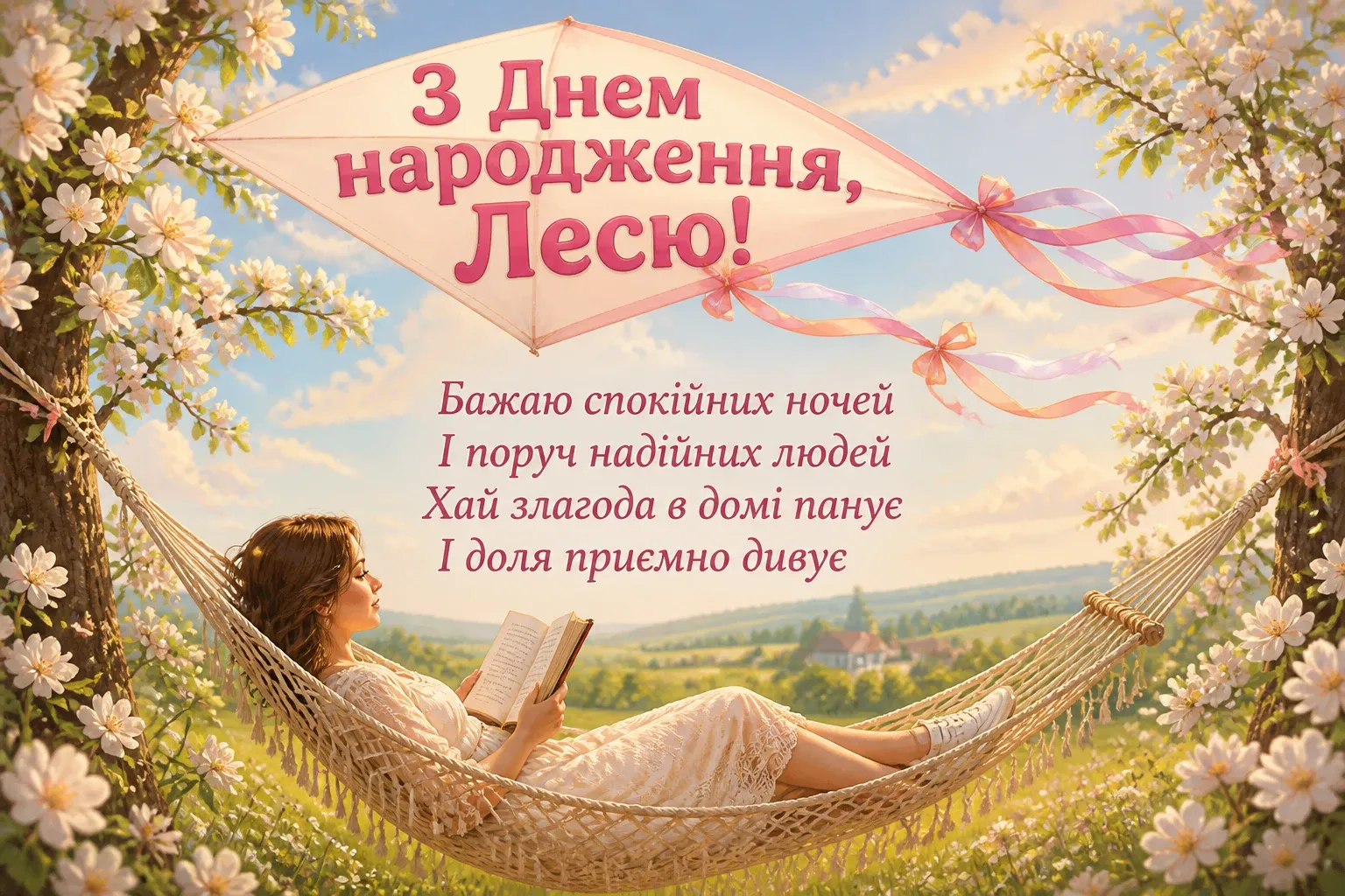 з днем народження леся картинки