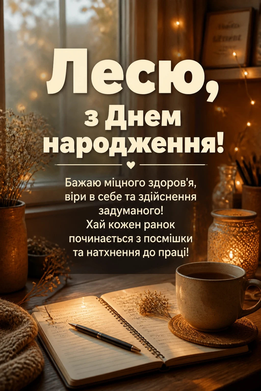 з днем народження леся картинки