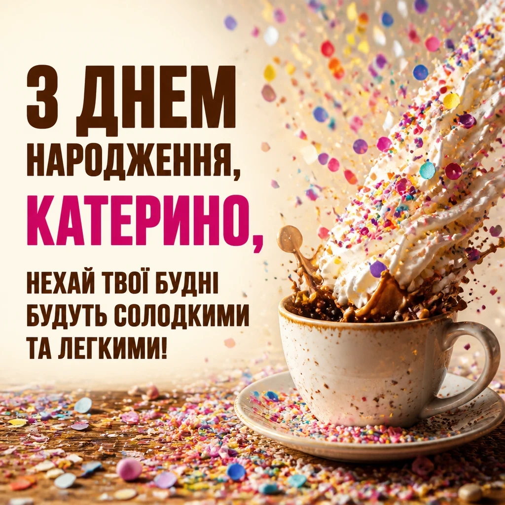 з днем народження катерина картинки