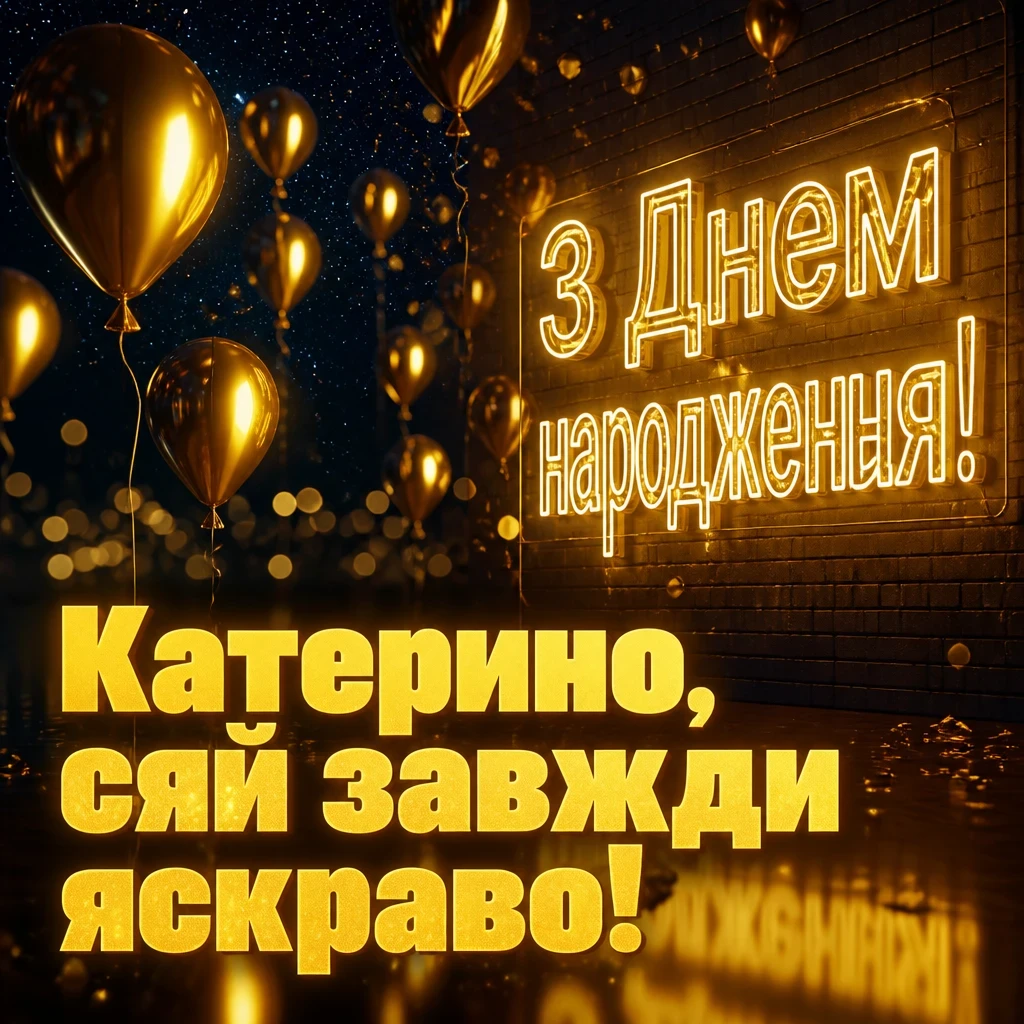 з днем народження катерина картинки
