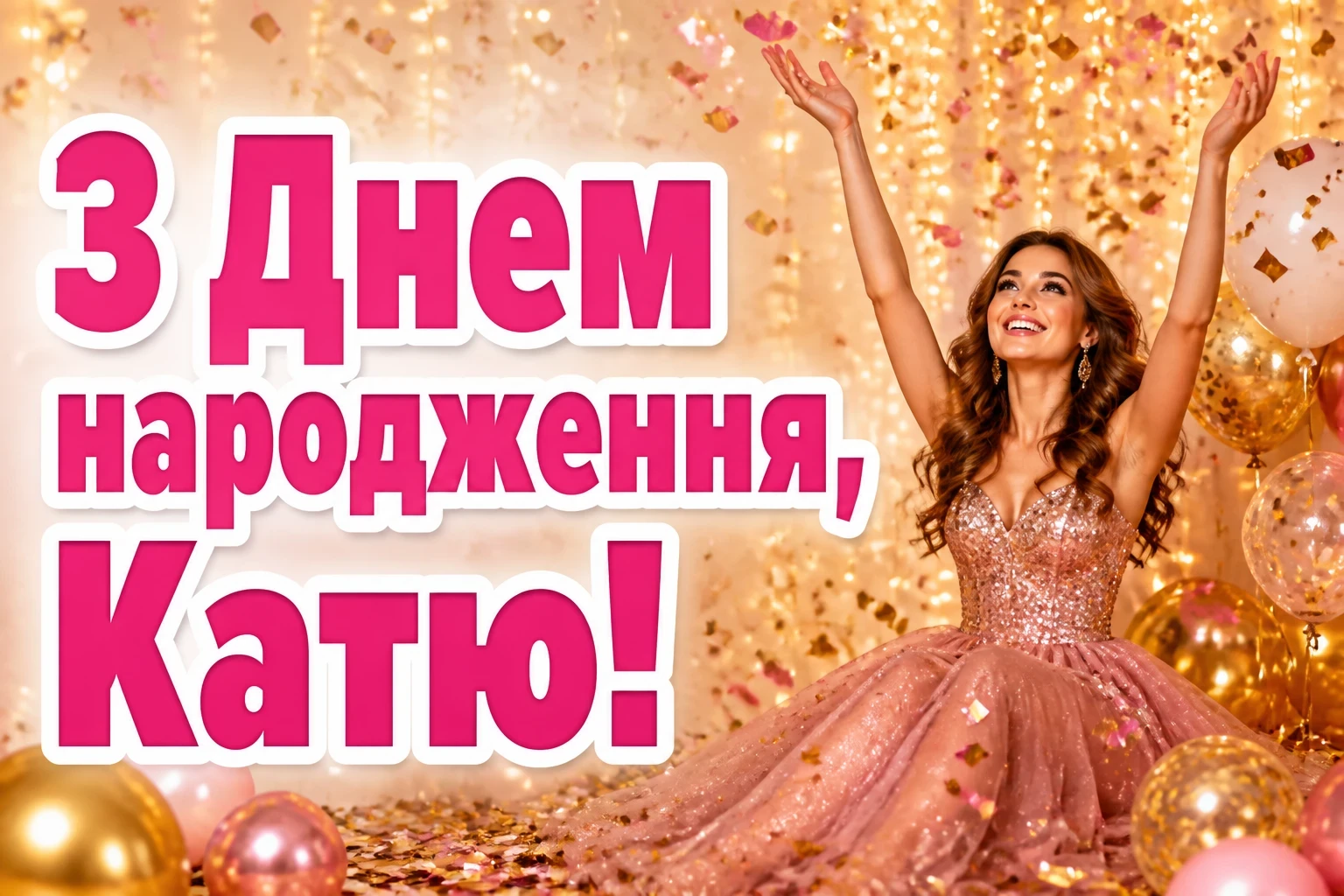 з днем народження катерина картинки