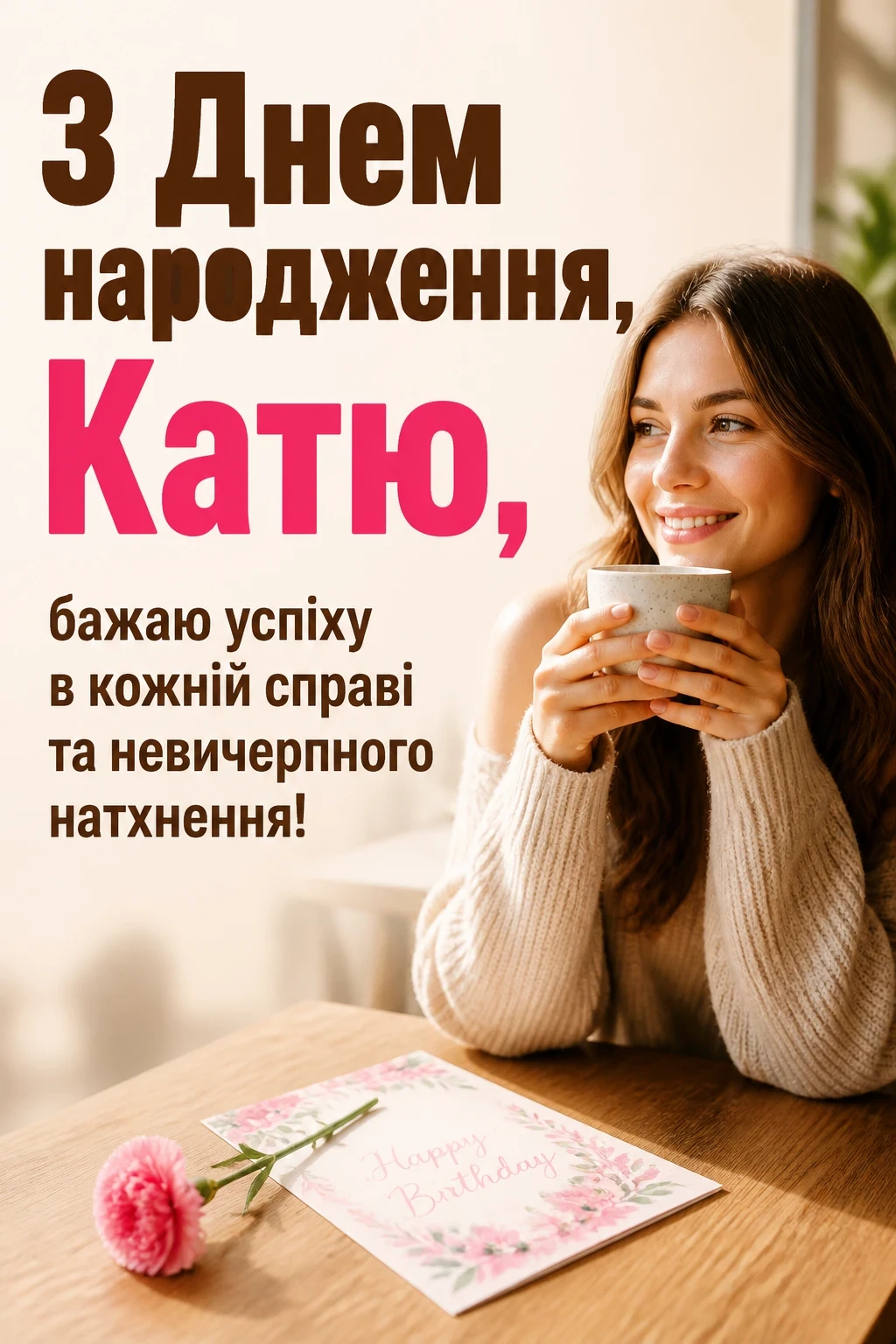 з днем народження катерина картинки