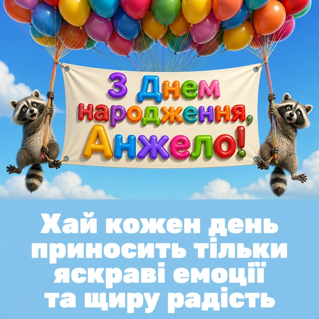 з днем народження анжела українською