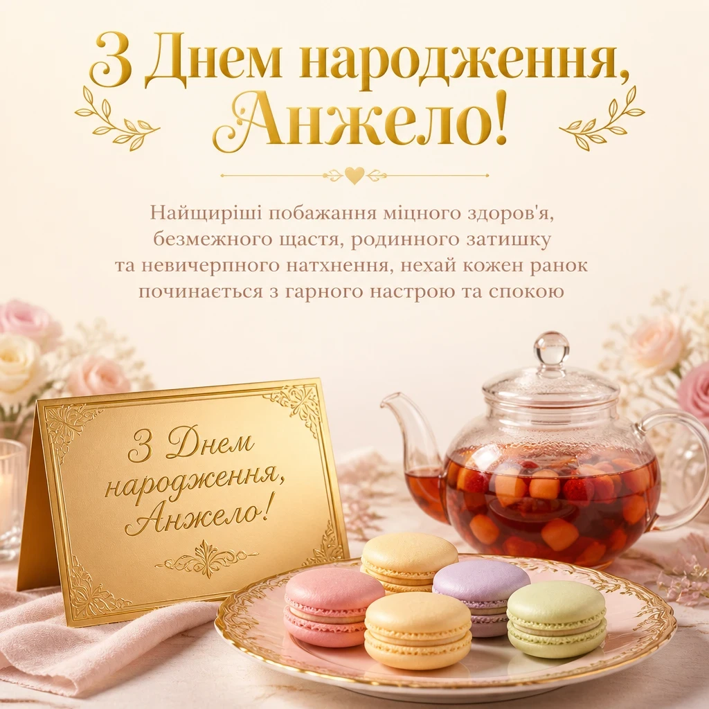 з днем народження анжела українською
