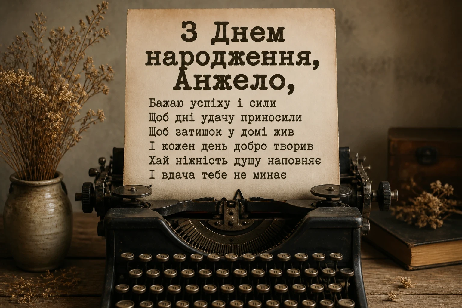 з днем народження анжела українською