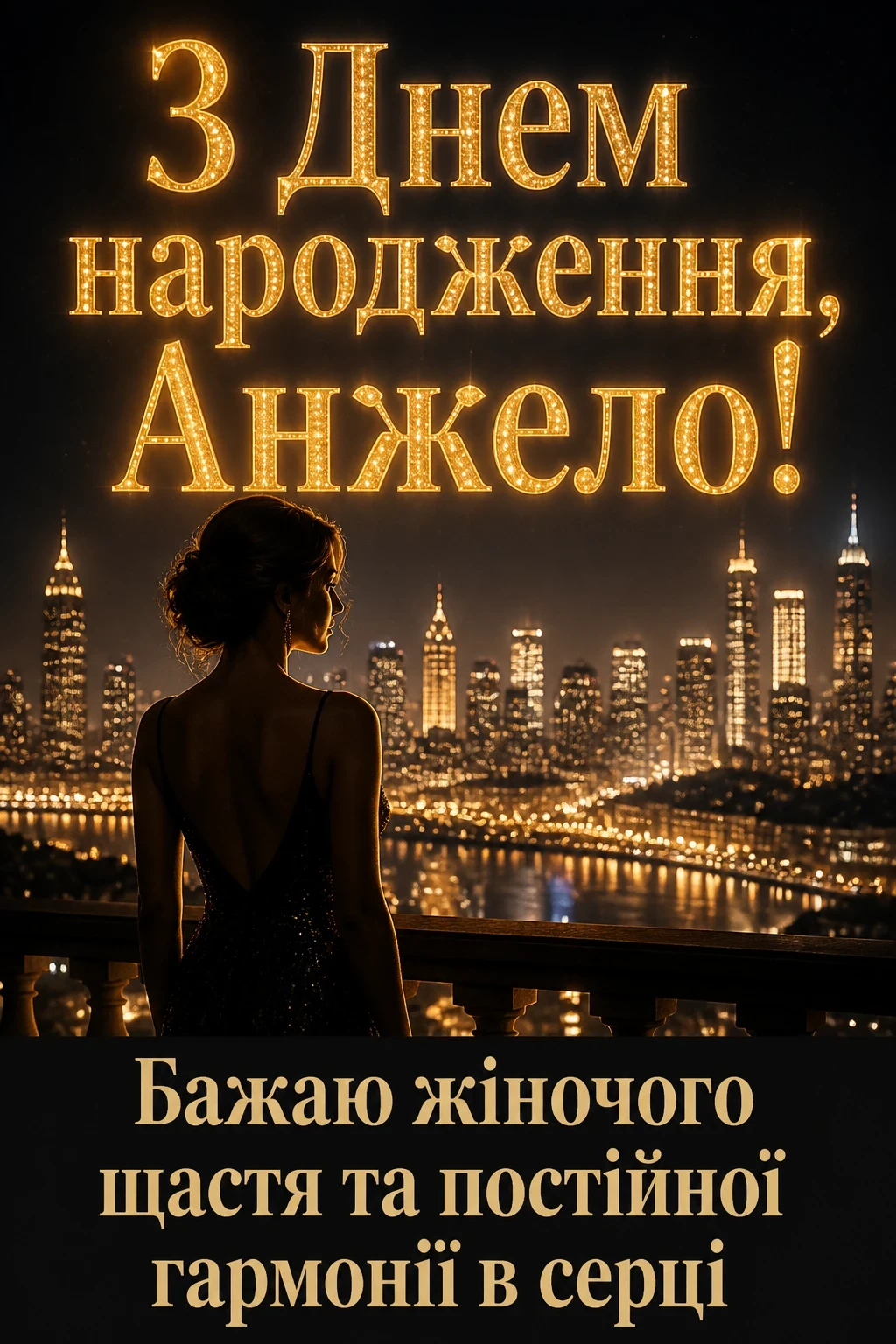 з днем народження анжела українською
