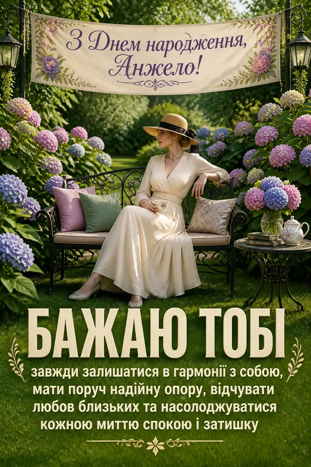з днем народження анжела українською