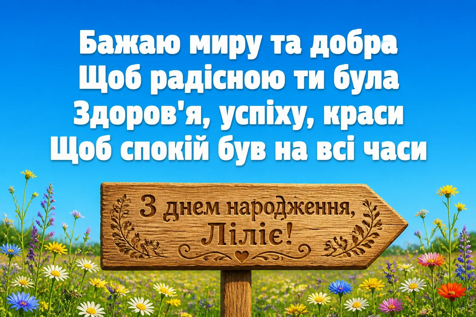 з днем народження лілія, в прозі