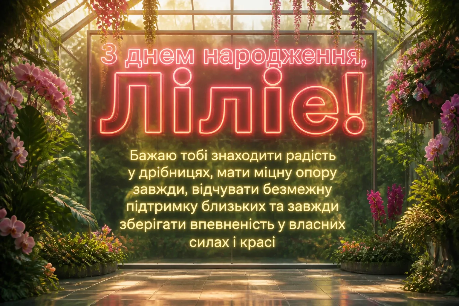 з днем народження лілія, в прозі
