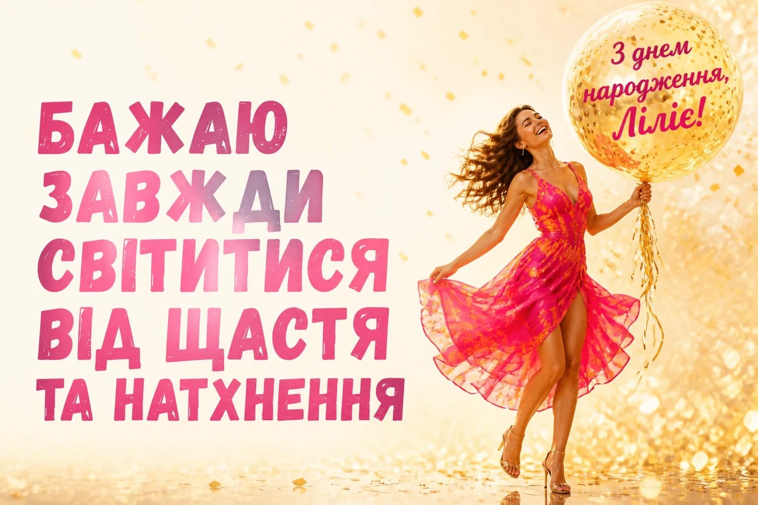 з днем народження лілія, в прозі