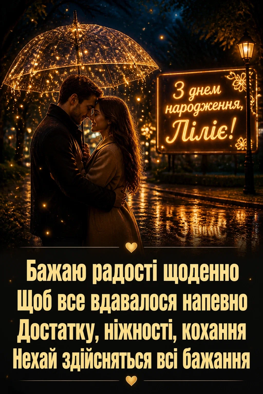 з днем народження лілія, в прозі